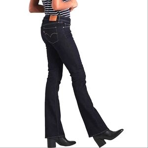 Levi's Premium 715 Bootcut Dark Wash Cowgirl Fall Women's Jeans 30x30